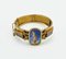 19 Century Austrian Gold Enamel Bracelet with Small Diamonds, Image 1