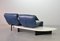 Italienisches flexibles Maralunga 3-Sitzer Sofa in petrolblauem Leder von Vico Magistretti für Cassina, 1980er 11