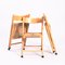 Vintage Wooden Folding Chairs with Rush Seats, Set of 3 10