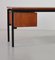 Niederländischer Japanese Series Modell EU01 Schreibtisch aus Teak und Schwarzem Stahl von Cees Braakman für Pastoe, Niederlande, 1950er 10