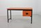 Dutch Japanese Series Model EU01 Writing Desk in Teak and Black Steel by Cees Braakman for Pastoe, Netherlands, 1950s, Image 3