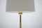 Scandinavian Table Lamp in Brass and Marble, 1950s 2