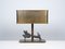 French Brass Table Lamp, 1970s, Image 1