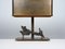 French Brass Table Lamp, 1970s 5