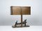 Lampe de Bureau en Laiton, France, 1970s 6