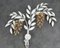 Metal Palm Tree Wall Lights attributed to Hans Kögl, Set of 2 1