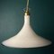 Vintage White Murano Glass Pendant Lamp, Italy, 1970s, Image 5