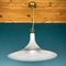 Lampe à Suspension Vintage en Verre de Murano Blanc, Italie, 1970s 4