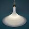 Vintage White Murano Glass Pendant Lamp, Italy, 1970s 3
