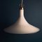 Lampe à Suspension Vintage en Verre de Murano Blanc, Italie, 1970s 8