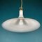 Vintage White Murano Glass Pendant Lamp, Italy, 1970s 9