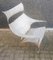 Japanischer Rattan Sessel mit Fußhocker, 2er Set 4