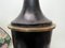 Turned Dark Oak Baluster Shaped Table Lamp, 1950s 17