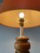 Vintage Table Lamp in Pine, 1970s 4
