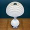 Large White Murano Mushroom Table Lamp, Italy, 1970s 7