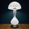 Large White Murano Mushroom Table Lamp, Italy, 1970s 3