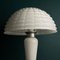 Große weiße Murano Mushroom Tischlampe, Italien, 1970er 6