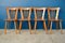 Vintage Brasseries Chairs, Set of 4 1