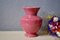 Vintage Pink Ceramic Vase from Niderviller 3
