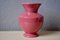 Jarrón vintage de cerámica rosa de Niderviller, Imagen 1