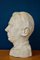 Decorative Bust of Man in Plaster, France, 1920, Image 8