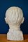 Decorative Bust of Man in Plaster, France, 1920, Image 7