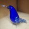 Blauer Vogel aus Muranoglas 1