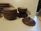 Ceramic Fondue Set by Jean Austruy for Vallauris, Set of 10, Image 3