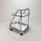 Chrome and Glass Serving Bar Cart, 1970s, Image 6