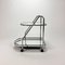 Chrome and Glass Serving Bar Cart, 1970s, Image 2