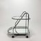 Chrome and Glass Serving Bar Cart, 1970s, Image 8