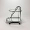 Chrome and Glass Serving Bar Cart, 1970s, Image 1