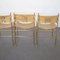 Beige Shiny Brass Sheepfold Chairs by Desio Production for Frignerio, 1970s, Set of 4 6