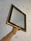 Small French Square Shabby-Chic Mirror by Maison Jansen, 1970s 9