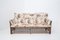 Vintage Wood and Rattan Sofa, 1960s 1