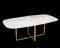 Metallic X Dining Table with Ceramic Tray from BDV Paris Design Furnitures 1