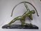 Chiparus, Art Deco Figure, 1920s, Metal on Marble Base 5