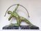 Chiparus, Art Deco Figure, 1920s, Metal on Marble Base 16