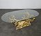 Bonsai Tree Table in Brass attributed to Willy Daro, 1970s, Image 9