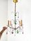 French Brass and Crystals Chandelier, 1930s 13