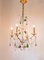 French Brass and Crystals Chandelier, 1930s 4