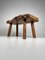 French Wooden Side Table, 1970s, Image 11