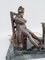 Napoleon I Nachtlicht Skulptur auf Marmorsockel im Stil von Émile Joseph Carlier 7