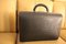 Black Leather Pilot or Doctor's Briefcase from Louis Vuitton, 1990s 7