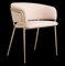Prince Chair in Cotton Velour from BDV Paris Design Furnitures 1