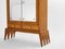 Mueble bar de madera de cerezo con espejo de Osvaldo Borsani para ABV, 1940, Imagen 13