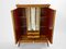 Mueble bar de madera de cerezo con espejo de Osvaldo Borsani para ABV, 1940, Imagen 15