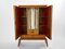 Cherry Wood Mirrored Bar Cabinet by Osvaldo Borsani for ABV, 1940, Image 6