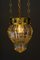 Art Nouveau Chandelier with Cut Glass Shade, Vienna, 1910s 8