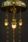 Art Nouveau Chandelier with Cut Glass Shade, Vienna, 1910s, Image 14